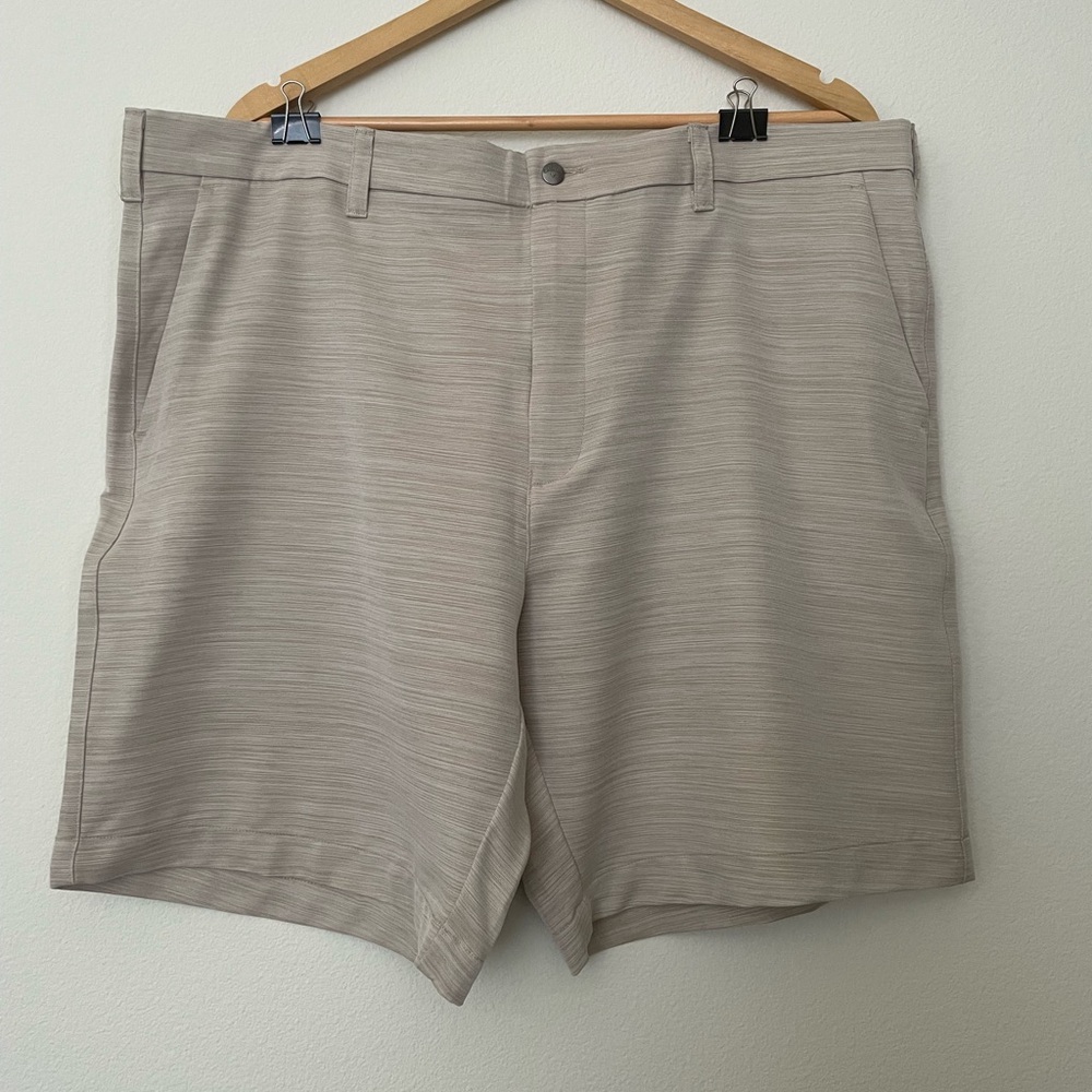 Callaway Tan Flat Front Golf Shorts